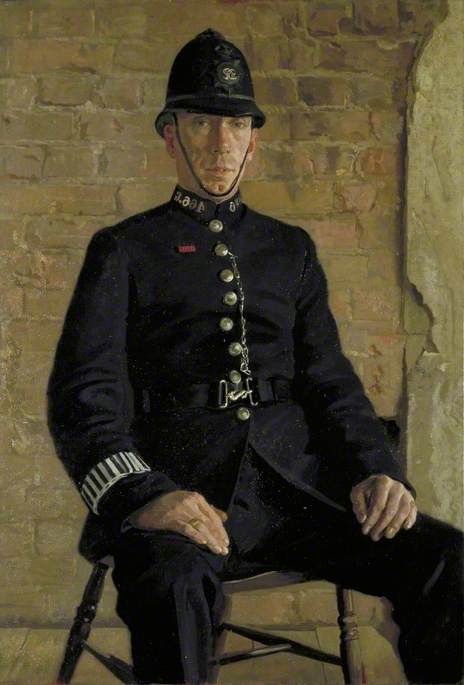 Wikioo.org - The Encyclopedia of Fine Arts - Painting, Artwork by Miles Fletcher De Montmorency - Police Constable W. H. Allen, GM
