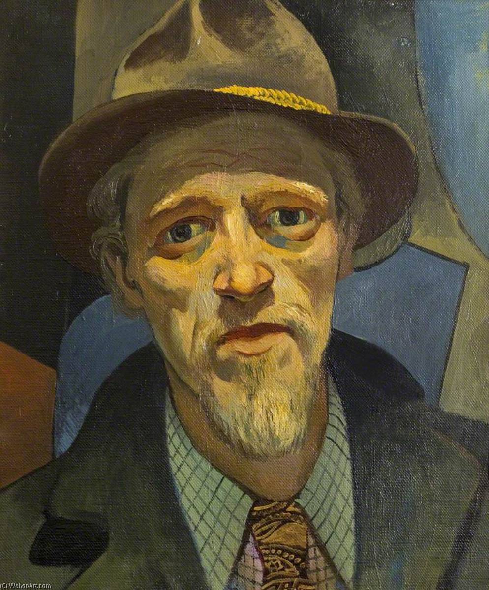 Wikioo.org - The Encyclopedia of Fine Arts - Painting, Artwork by William Crosbie - Self Portrait