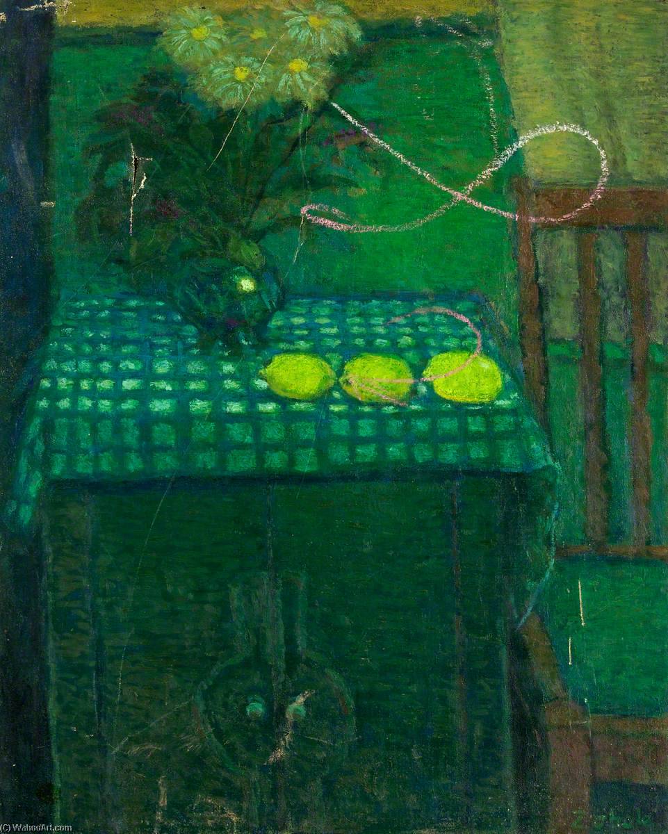 Wikioo.org - The Encyclopedia of Fine Arts - Painting, Artwork by Ernest Zobole - Still Life in Green