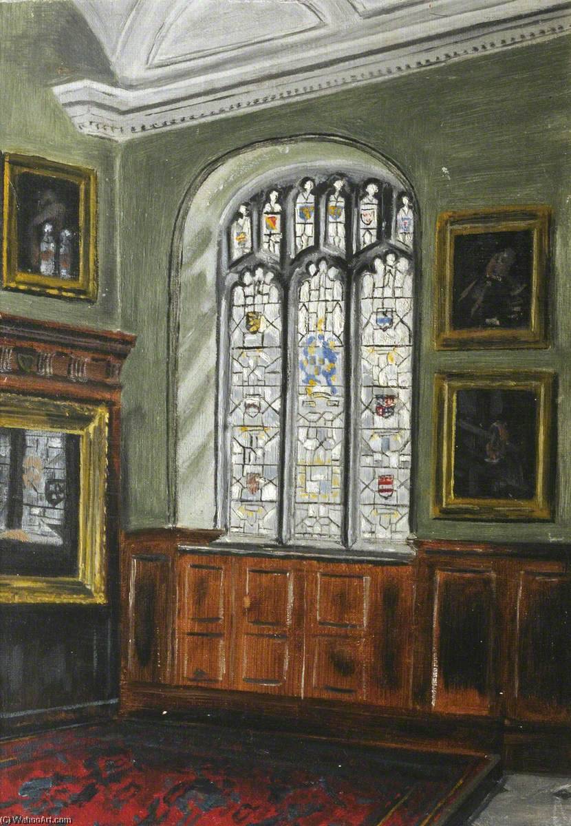 Wikioo.org - The Encyclopedia of Fine Arts - Painting, Artwork by Cyril Norman Hinshelwood - The Hall and R. W. Raper Memorial Window