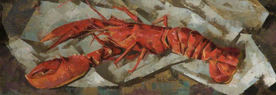 Wikioo.org - The Encyclopedia of Fine Arts - Painting, Artwork by Leonard Appelbee - Study of a Lobster