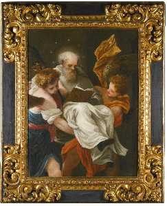 Saint Peter Nolasco carried to the altar by angels