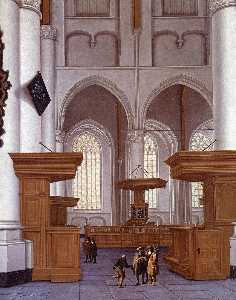 Interior Of The Laurenskerk, Rotterdam, View To The South