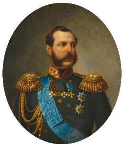 Portrait of Alexander II of Russia (1818 1881)