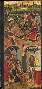 Panel of Saint John the Baptist with Scenes from His Life