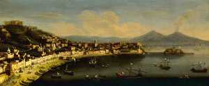 The Bay of Naples, with the Chiaia, Seen from Posillipo