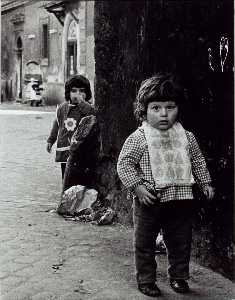 Rome (Two Children Front Child with Towel around Neck)