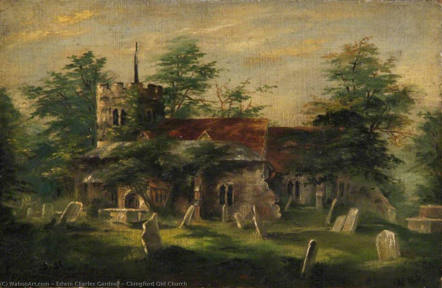 Waiting robert charles edwin. Художник Edwin-Deakin-Stoke-Poges-Church-England. Edwin Deakin. Chingford.