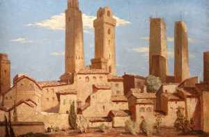 Philip Douglas Maclagan - San Gimignano, Italy, 1925