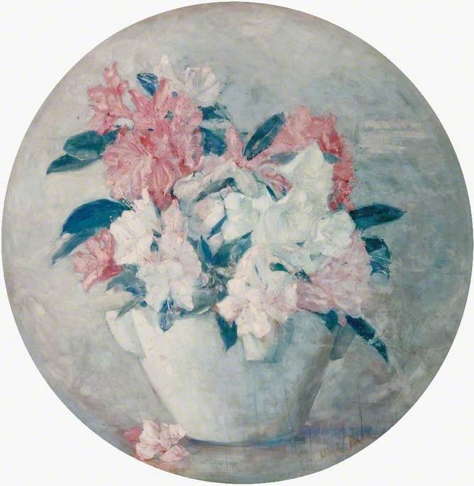 Wikioo.org - The Encyclopedia of Fine Arts - Painting, Artwork by Alfred Palmer - Still Life with Flowers