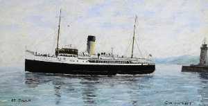 Charles William Hartnett - Steamship -St Julien-, Built 1925 (Glasgow)