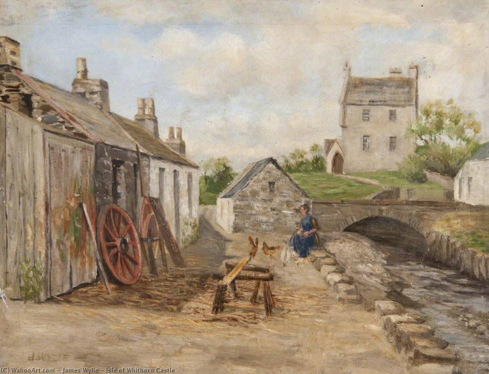 Wikioo.org - The Encyclopedia of Fine Arts - Painting, Artwork by James Wylie - Isle of Whithorn Castle