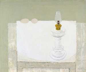 Still Life with a Lamp and Eggs
