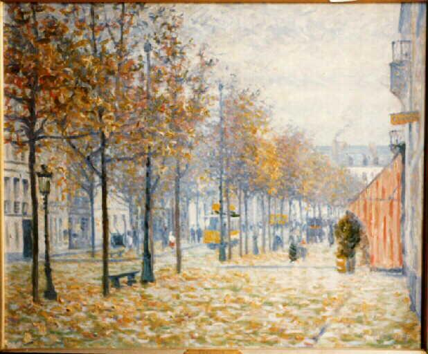 Wikioo.org - The Encyclopedia of Fine Arts - Painting, Artwork by Frechon Charles - Boulevard Cauchoise, Rouen
