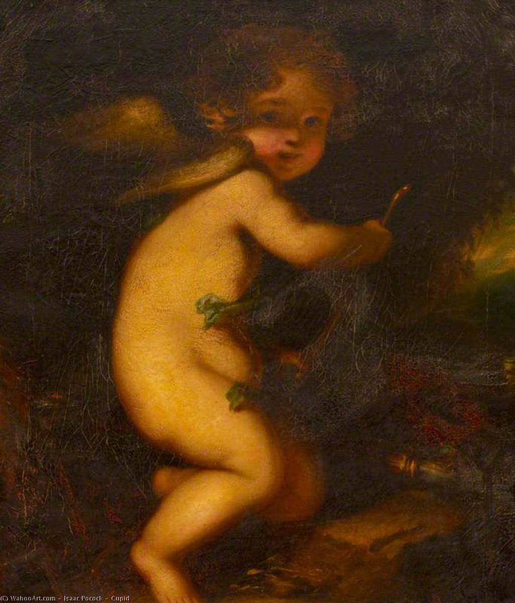 Wikioo.org - The Encyclopedia of Fine Arts - Painting, Artwork by Isaac Pocock - Cupid