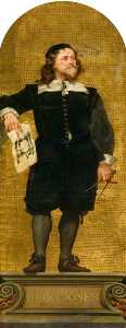 Inigo Jones (1573–1652) (design for a mosaic in the Victoria and Albert Museum)