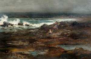 A Stormy Day, Stonehaven, Aberdeenshire