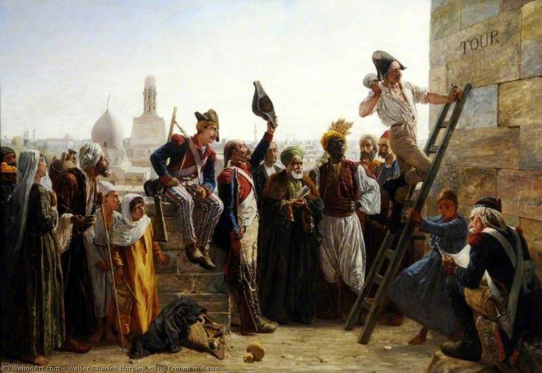 Франция 1800. Франция 1800 год. Французы в Каире.