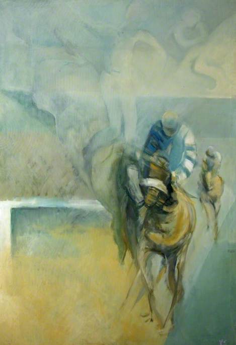 Wikioo.org - The Encyclopedia of Fine Arts - Painting, Artwork by Vera Stokes - Winners and Losers (triptych, left wing)