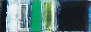 Composition Emerald (diptych, right panel)