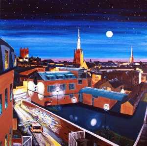 Paul Crow - Draw Down the Stars, Hereford at Night