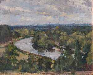 View of the Thames from Richmond Terrace
