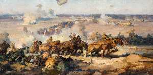 The battle before Villers Bretonneux, August 8th, 1918
