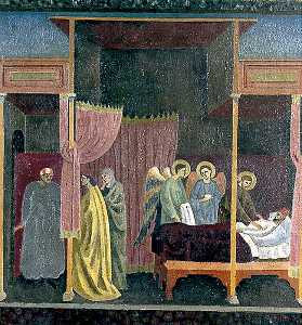 The Healing of the Wounded Man of Lerida (copy after The Master of the Saint Cecilia Altarpiece)