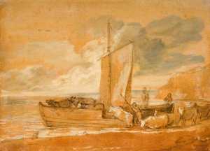 Thomas Gainsborough - A Cattle Ferry