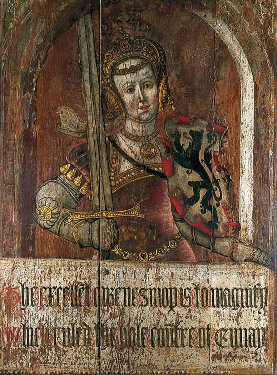 Wikioo.org - The Encyclopedia of Fine Arts - Painting, Artwork by Lambert Barnard - Sinope (from the Amberley Castle 'Heroines of Antiquity') (Amberley Queens)