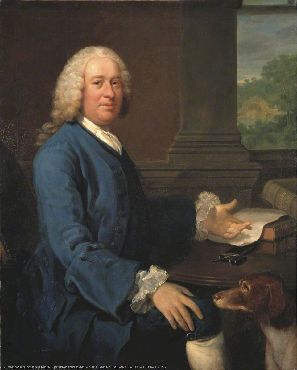 Wikioo.org - The Encyclopedia of Fine Arts - Painting, Artwork by Henry Spurrier Parkman - Sir Charles Kemeys Tynte (1710–1785)
