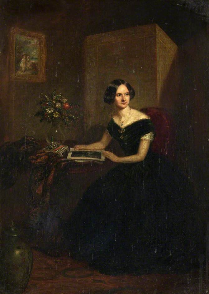 Wikioo.org - The Encyclopedia of Fine Arts - Painting, Artwork by Henry Spurrier Parkman - Portrait of an Unknown Lady