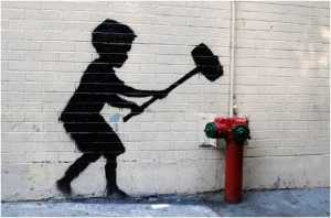Banksy - Hammer BOy