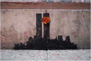 Banksy - Twin towers