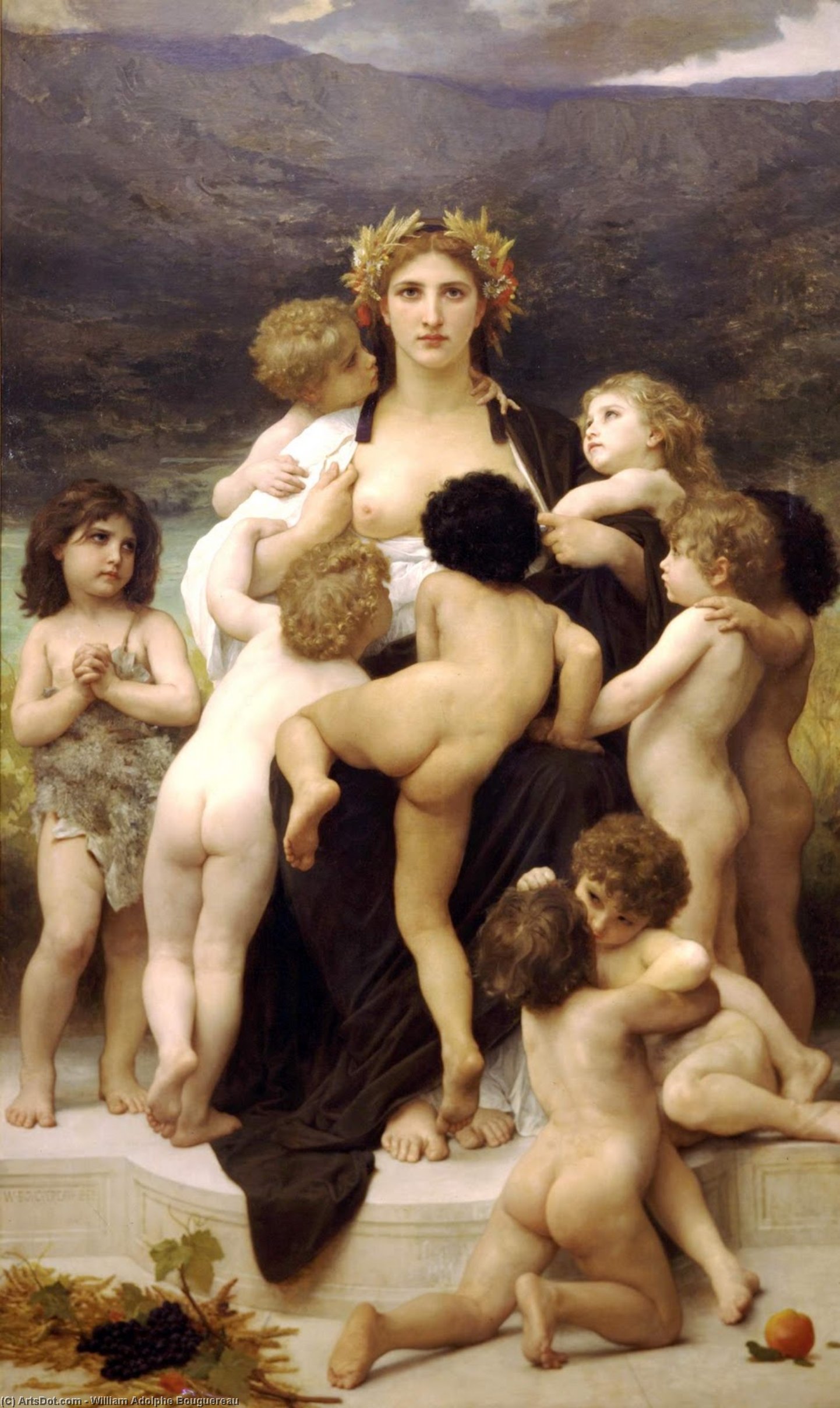 Wikioo.org – La Enciclopedia de las Bellas Artes - Pintura, Obras de arte de William Adolphe Bouguereau - alma parens
