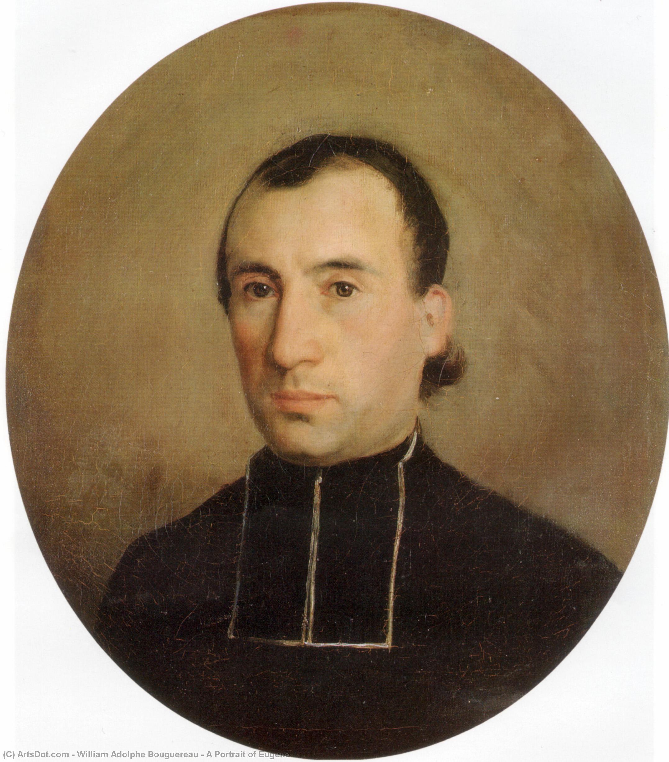 WikiOO.org - Enciklopedija dailės - Tapyba, meno kuriniai William Adolphe Bouguereau - A Portrait of Eugene