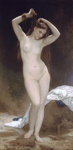 WikiOO.org - Encyclopedia of Fine Arts - Maľba, Artwork William Adolphe Bouguereau - Bather