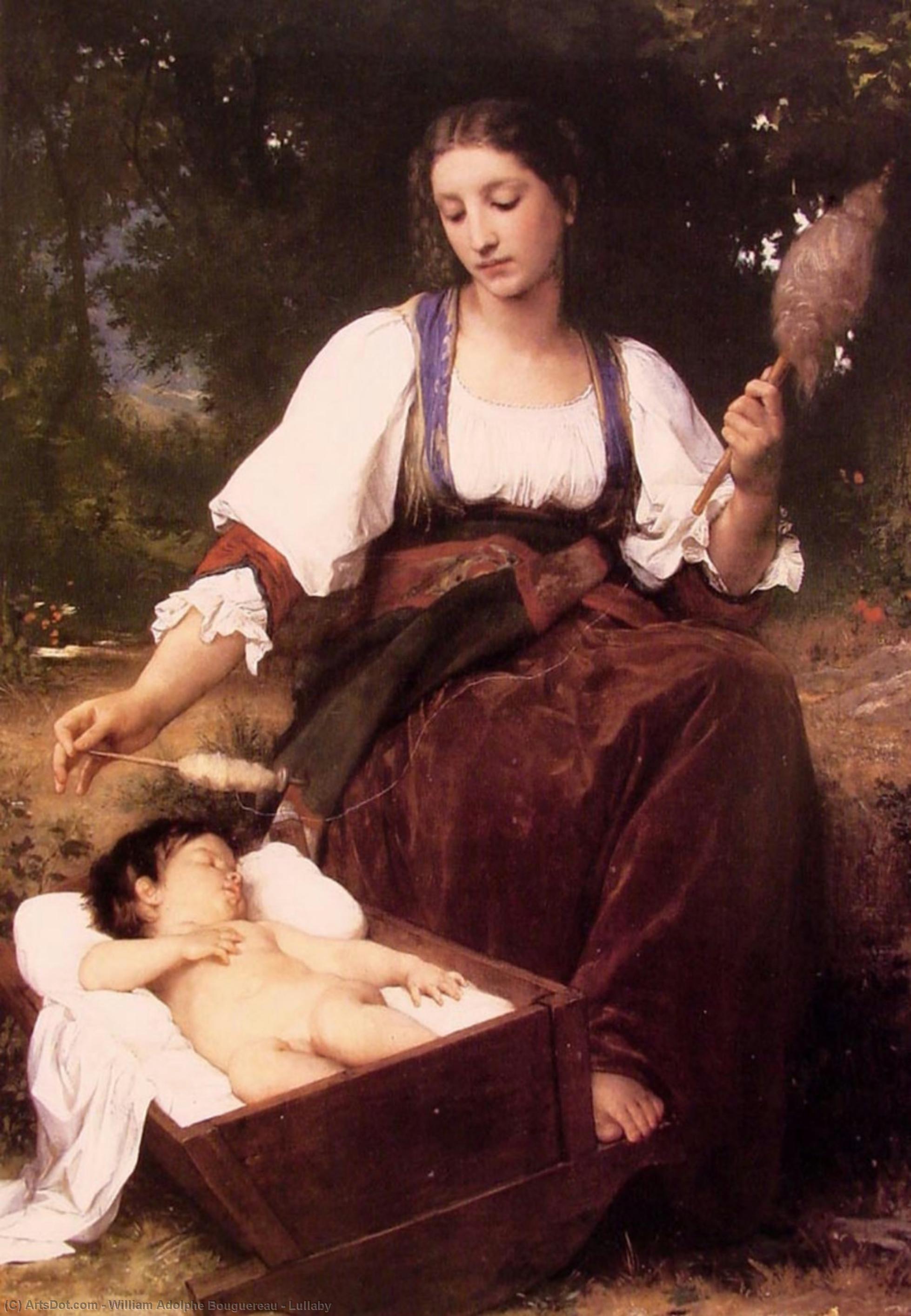 WikiOO.org – 美術百科全書 - 繪畫，作品 William Adolphe Bouguereau - 催眠曲