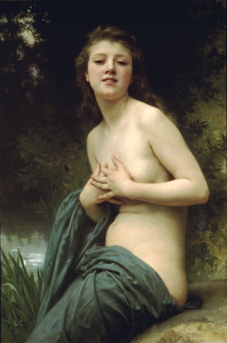 Wikioo.org - Encyklopedia Sztuk Pięknych - Malarstwo, Grafika William Adolphe Bouguereau - The brie spring