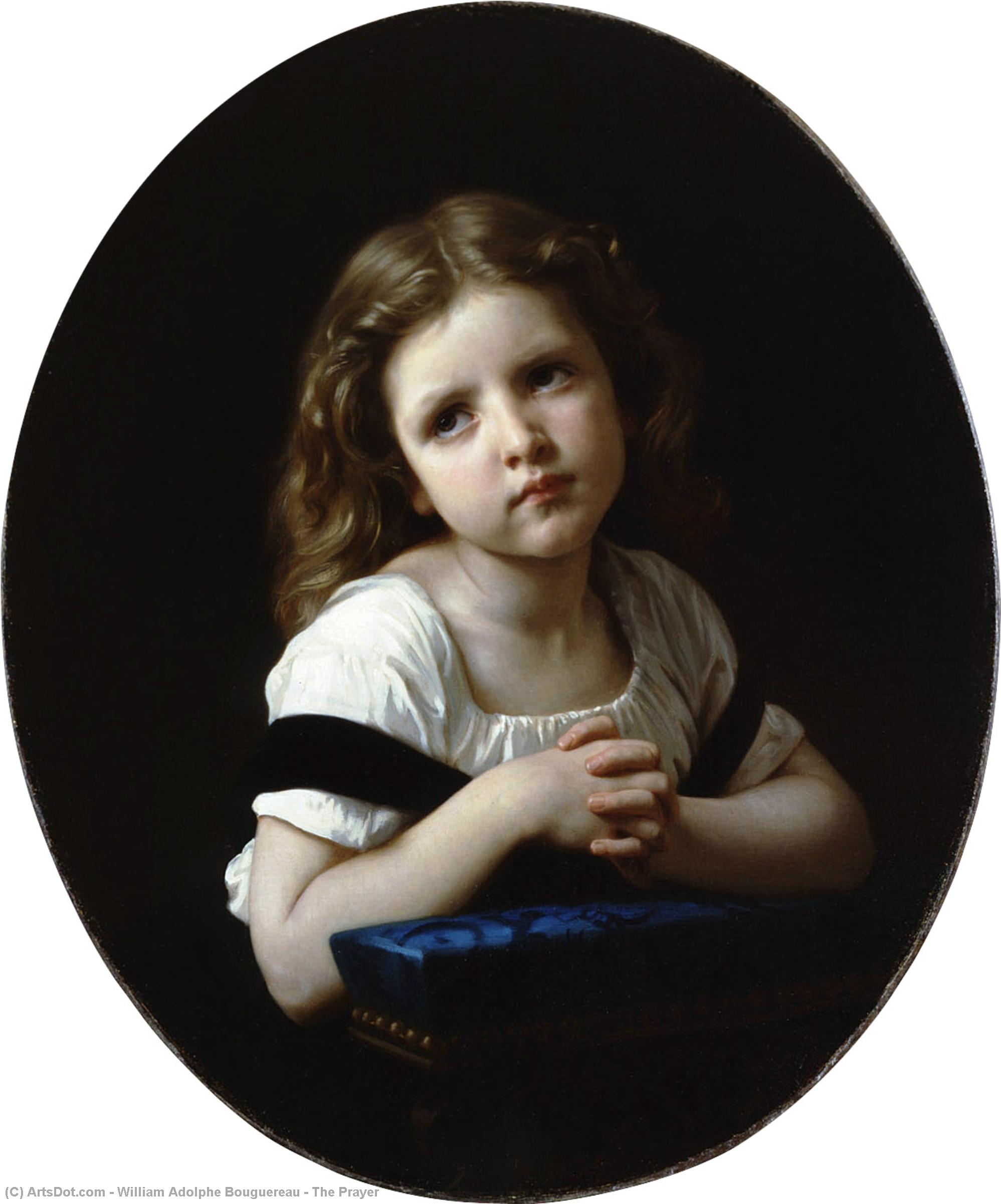 Wikioo.org - The Encyclopedia of Fine Arts - Painting, Artwork by William Adolphe Bouguereau - The Prayer