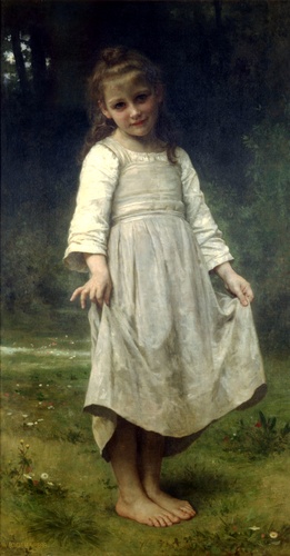 Wikioo.org – La Enciclopedia de las Bellas Artes - Pintura, Obras de arte de William Adolphe Bouguereau - La reverencia