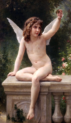 Wikioo.org – La Enciclopedia de las Bellas Artes - Pintura, Obras de arte de William Adolphe Bouguereau - El cautivo