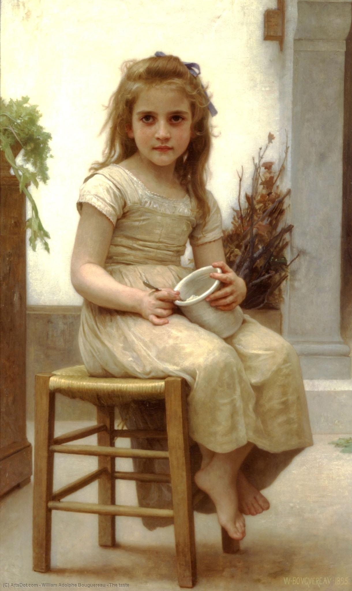 Wikioo.org – La Enciclopedia de las Bellas Artes - Pintura, Obras de arte de William Adolphe Bouguereau - El sabor
