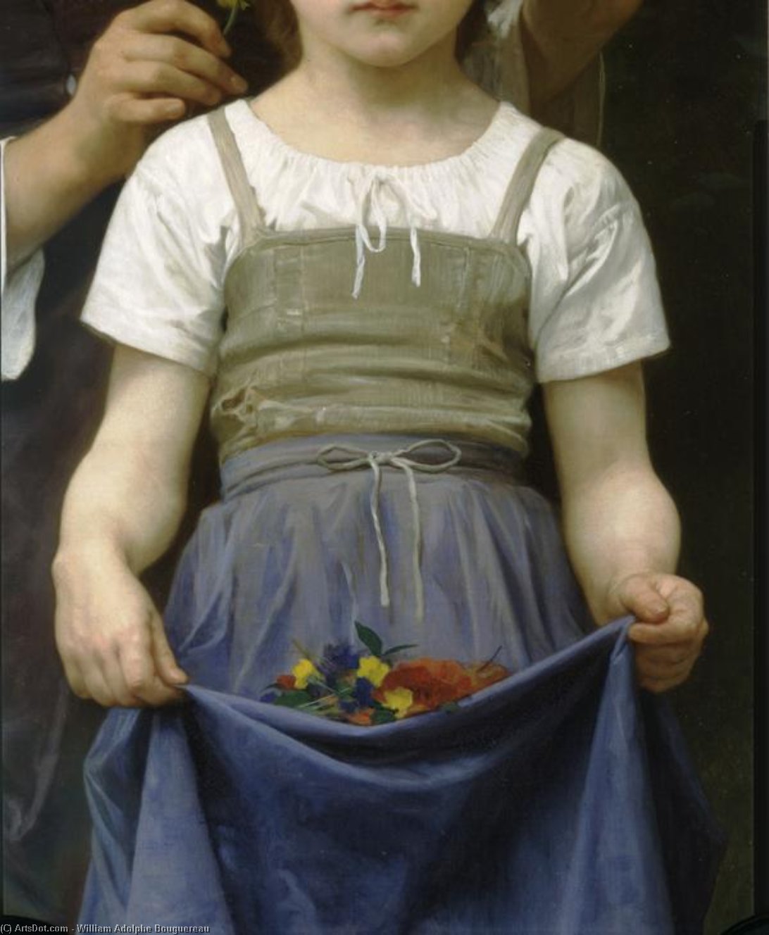 WikiOO.org - Encyclopedia of Fine Arts - Lukisan, Artwork William Adolphe Bouguereau - Parure des champs bt right