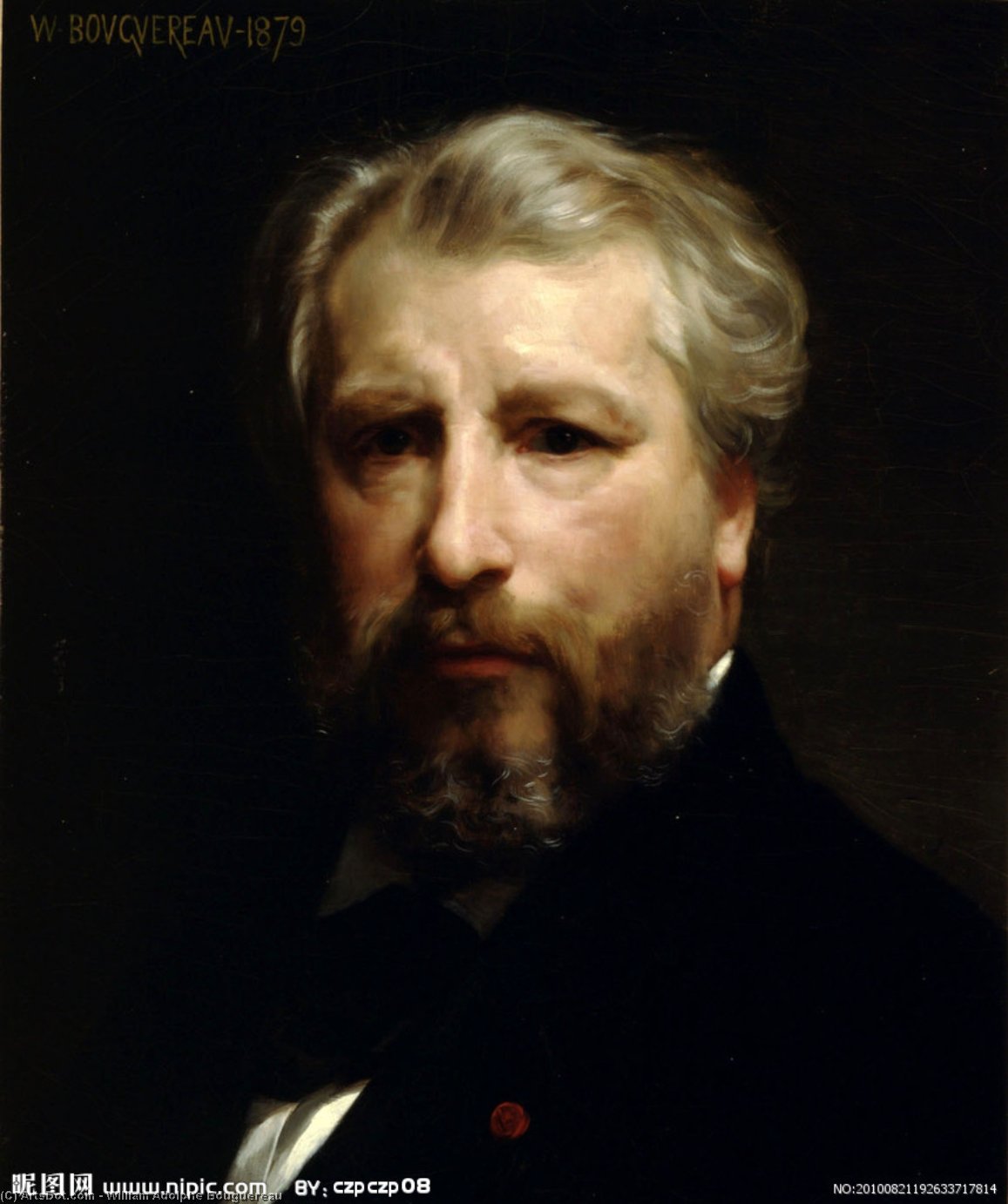 WikiOO.org – 美術百科全書 - 繪畫，作品 William Adolphe Bouguereau - 人像JohnSPage的