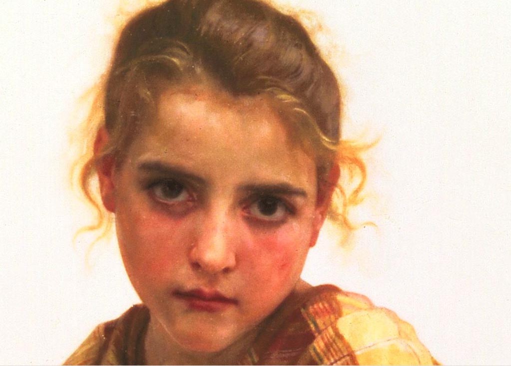 Wikioo.org - The Encyclopedia of Fine Arts - Painting, Artwork by William Adolphe Bouguereau - The Broken Pitcher detail