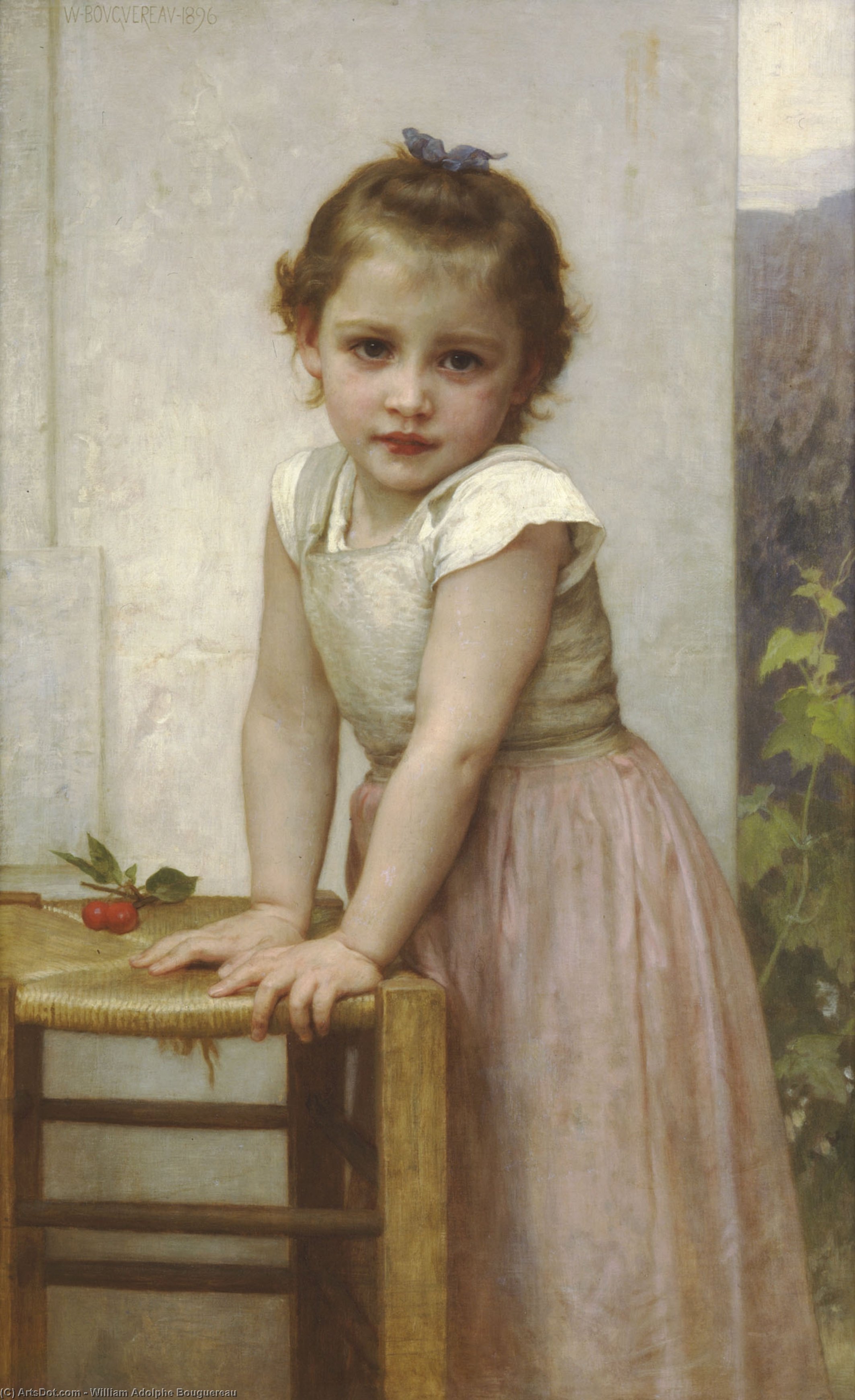 Wikioo.org - The Encyclopedia of Fine Arts - Painting, Artwork by William Adolphe Bouguereau - Yvonne