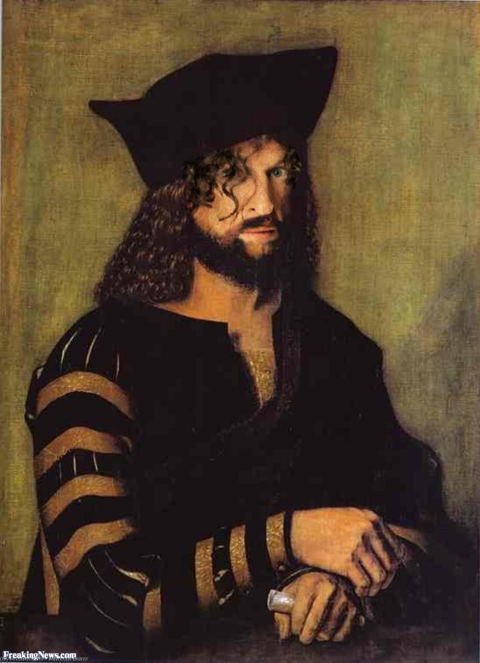 WikiOO.org - Encyclopedia of Fine Arts - Malba, Artwork Albrecht Durer - Portrait of Frederick the Wise