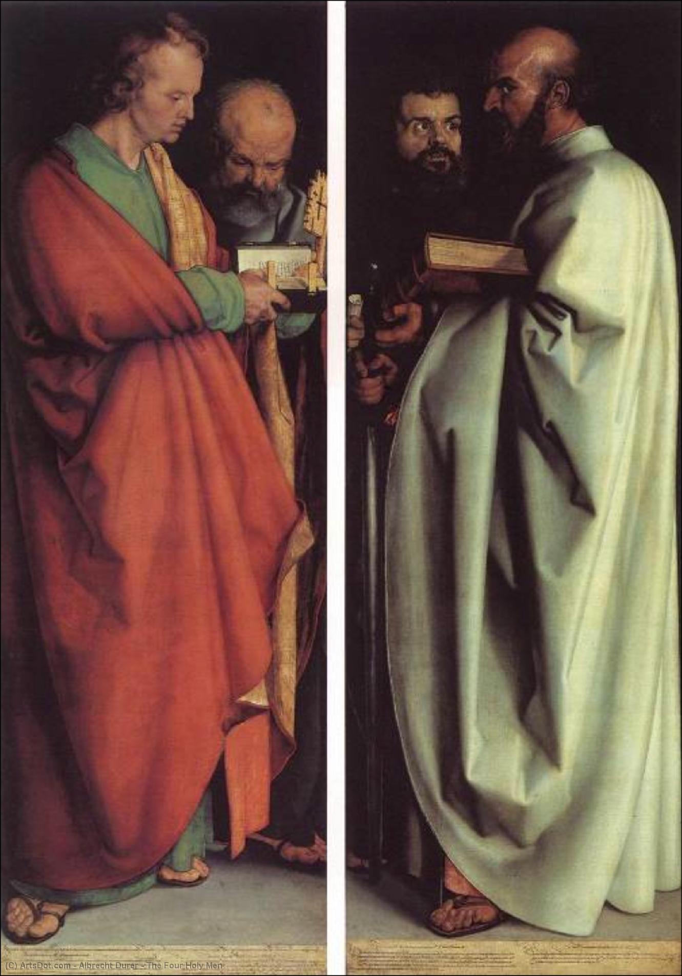 Wikioo.org – L'Enciclopedia delle Belle Arti - Pittura, Opere di Albrecht Durer - I quattro uomini santi