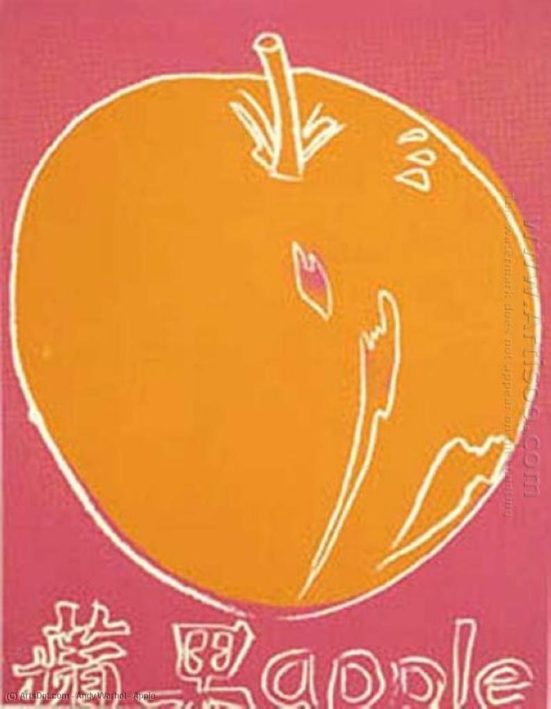 WikiOO.org - Encyclopedia of Fine Arts - Maleri, Artwork Andy Warhol - Apple